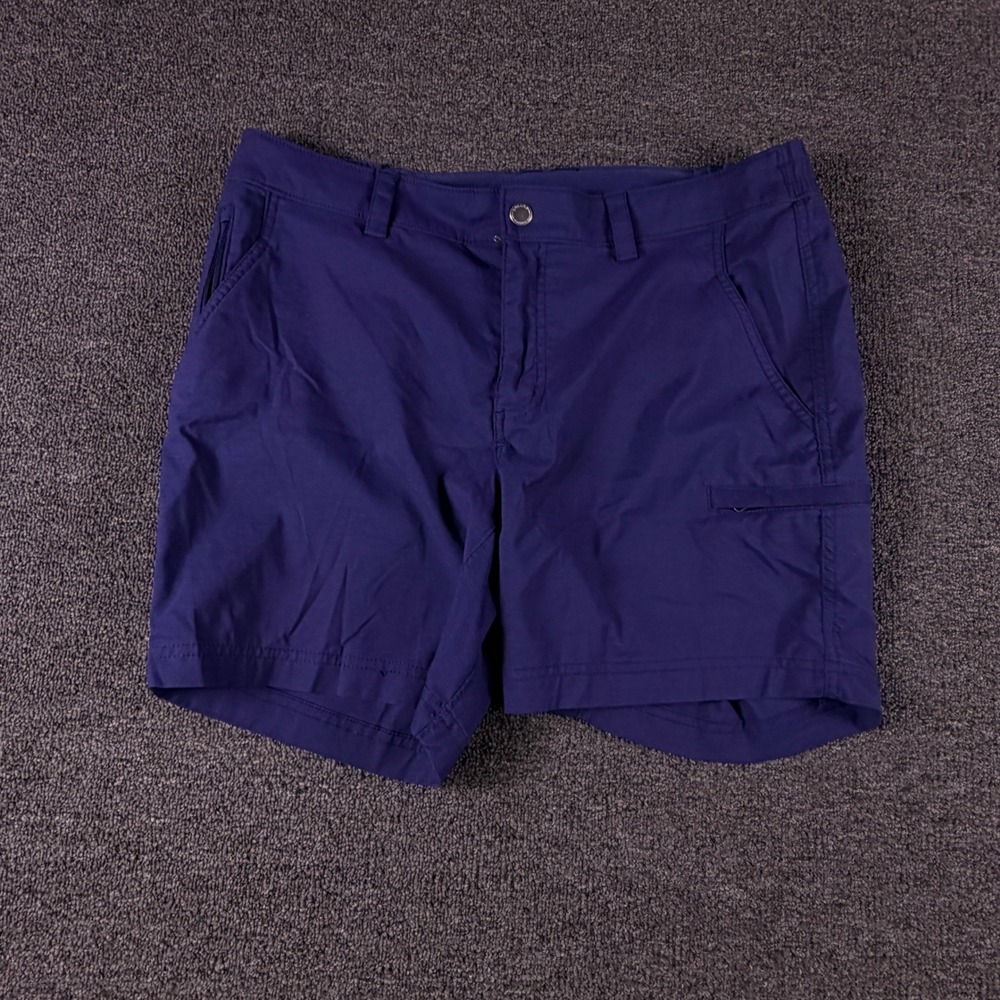 Duluth Trading Co Shorts Womens 12 56713 Purple 7 Inch Inseam Stretch EUC